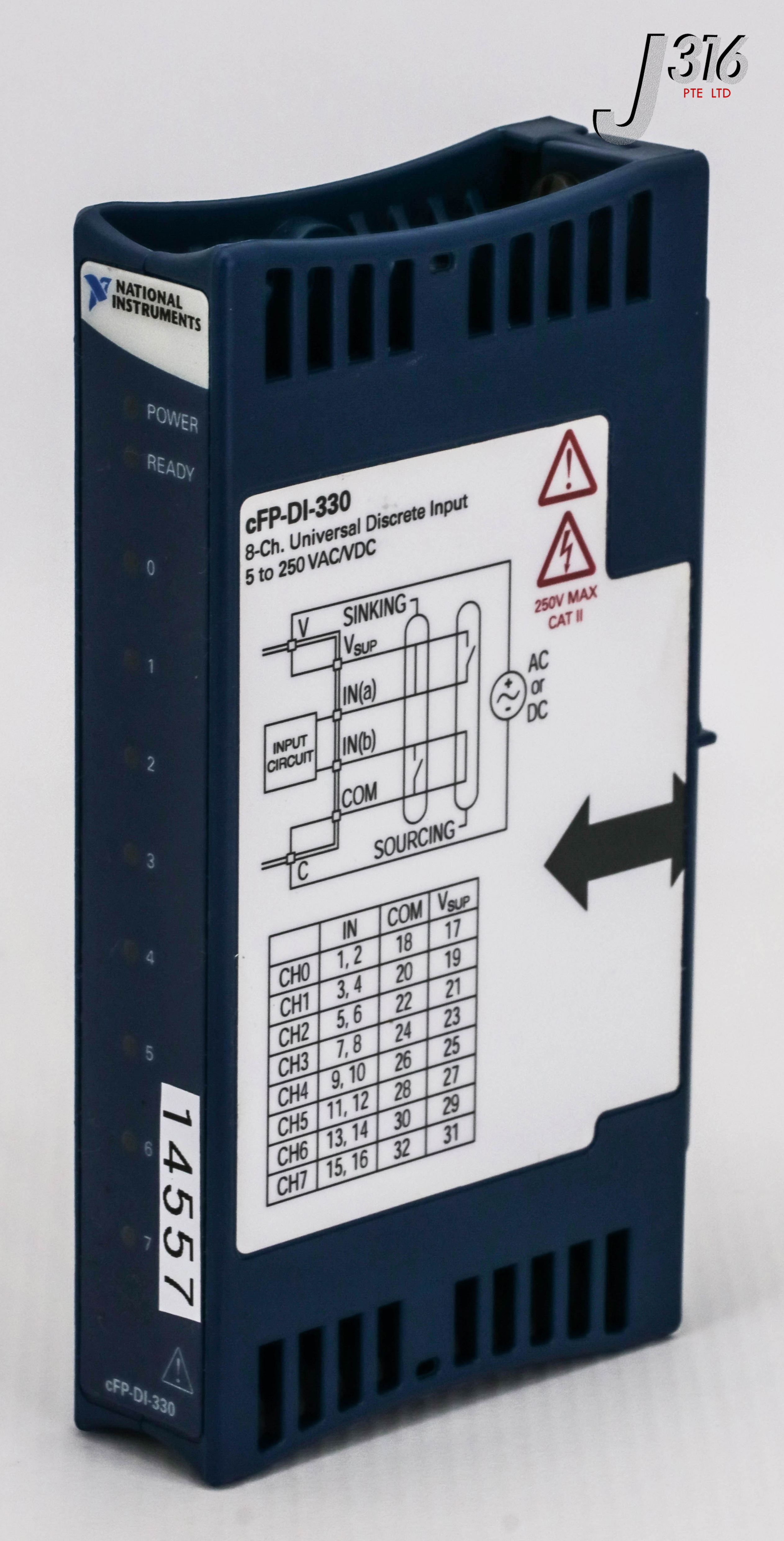 14557 NATIONAL INSTRUMENTS 8-CHANNEL UNIVERSAL DISCRETE INPUT ...